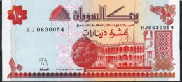 SUDAN   P52  10   DINARS 1993  #HJ   UNC. - Soudan