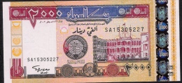SUDAN  P62  2000  DINARS  2002 #SA Signature 11      UNC. - Soudan