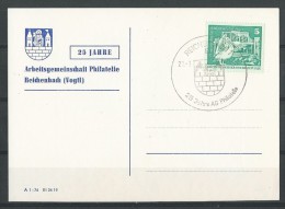 Allemagne  DDR:  1500 Sur Carte Souvenir (Pélican) - Pélicans