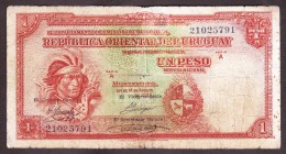 * URUGUAY: 1 Peso (1935) - Uruguay