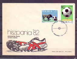 Polska - Hiszpania '82 - FDC - Warszawa 28/5/1982  (RM7755) - Africa Cup Of Nations