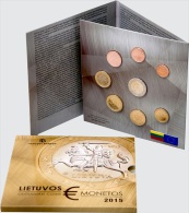Lithuania 2015 Official Euro Coins Mint Set 8 Pcs BU - Litouwen