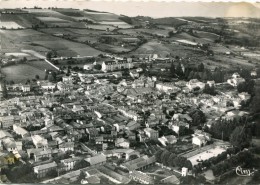 CPSM 38 LA COTE ST ANDRE VUE PANORAMIQUE AERIENNE 1952  Grand Format 15 X 10,5 - La Côte-Saint-André