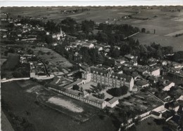 CPSM 38 LA COTE ST ANDRE CHATEAU LOUIS XI ET FAUBOURG DE CHUZEAU  Grand Format 15 X 10,5 - La Côte-Saint-André