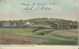 Orroir   -  Panorama  Du-Mont De-L´Eclus;  Mooie Gekleurde Kaart - Amougies  1908 Naar  Gand - Mont-de-l'Enclus