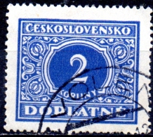 CZECHOSLOVAKIA 1928 Postage Due -   2k. - Blue  FU - Timbres-taxe