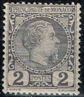 Monaco - 1885 - Y&T N°2, Neuf Avec Trace De Charnière - Neufs