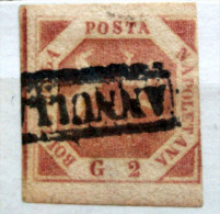 ITALIA , 1858 ANTICHI STATI. NAPOLI, 2 GR USATO - Napels