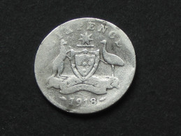 AUSTRALIE 6 Six Pence 1918 -  ***** EN ACHAT IMMEDIAT ***** - Sixpence