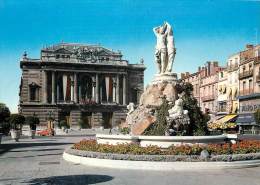 MONTPELLIER STATUE DES TROIS GRACES ET LE THEATRE MUNICIPAL - Montpellier