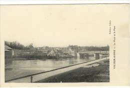 Carte Postale Ancienne  Vic Sur Aisne - Le Pont Et Le Port - Vic Sur Aisne