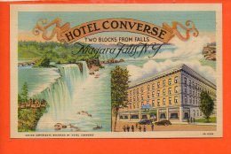 Hotel Converse - 395 First Street - Niagara Falls,  N.Y. - Two Blocks From Falls Niagara Falls. N. Y. - Chutes Du Niagara