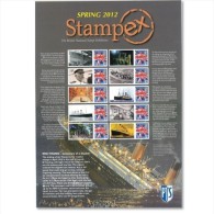 Great Britan  2015   Titanic  Ship Schip  Shiff   Special Sheetlet   Postfris/mnh/neuf - Nuovi