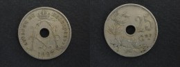 1927 - 25 CENTIMES BELGIQUE - BELGIUM - 25 Centimes
