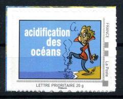 Acidification Des Océans .  Adhésif Neuf ** . Collector  "  SAUVONS LES OCEANS  " - Collectors