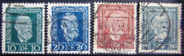ALLEMAGNE                N° 359/362                OBLITERE - Used Stamps