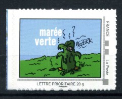 Marée Verte .  Adhésif Neuf ** . Collector  "  SAUVONS LES OCEANS  " - Collectors