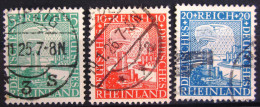 ALLEMAGNE                N° 365/367                OBLITERE - Used Stamps