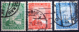 ALLEMAGNE                N° 365/367                OBLITERE - Used Stamps