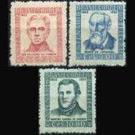 BRAZIL 1952 - Scott# 721-3 Telegraph Cent. Set Of 3 LH (XF965) - Unused Stamps