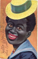 Dame Mit Hut " Black Americana", Sign. Arthur Thiele - Thiele, Arthur