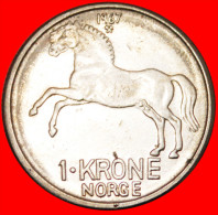 * HORSE (1958-1973): NORWAY ★ 1 CROWN 1967! OLAV V (1957-1991) LOW START ★ NO RESERVE! - Norvège