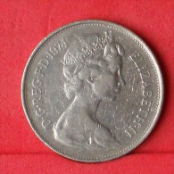 GREAT BRITAIN  10  PENCE  1974   KM# 912  -    (Nº11263) - 10 Pence & 10 New Pence