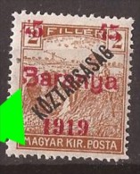 6.-- 24.   1919  10-11   BARANYA  UNGARN SERBIA JUGOSLAVIJA OVERPRINT  INTERESSANT  - TYP II NEVER HINGED - Baranya