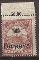 1919  12-4   BARANYA  UNGARN SERBIA JUGOSLAVIJA OVERPRINT  INTERESSANT  - TYP II NEVER HINGED - Baranya