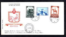 FDC, Monument National Du Roi Albert 1er, 938 / 940, Cote 85 € - 1951-1960