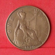 GREAT BRITAIN  1  PENNY  1920   KM# 810  -    (Nº11311) - D. 1 Penny