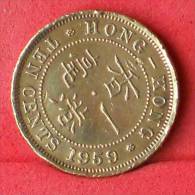 HONG KONG  10  CENTS  1959   KM# 28,1  -    (Nº11314) - Hong Kong