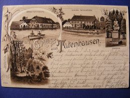 CPA Précurseur 1896 - Halle (Westfalen) (Deuschland/Germany/Allemagne) - Gruss Aus Tatenhausen - Halle I. Westf.
