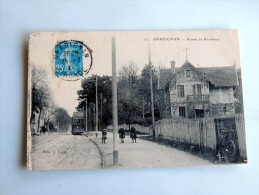 Carte Postale Ancienne : GRADIGNAN : Route De Bordeaux , Animé, Tramway, Vélo - Gradignan