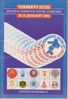 Official Football Programme THE TENNENTS SIXES CUP 1985 TOURNAMENT With RANGERS And Other 9 Teams - Apparel, Souvenirs & Other