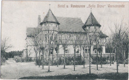 ROSTOCK Warnemünde Hotel Und Restaurant HOHE DÜNE Rückseitig Datiert 19.7.1928 - Rostock