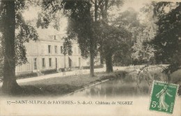 Saint-Sulpice-de-Favières (Essonne) Château De Segrez - Saint Sulpice De Favieres