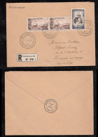 Luxemburg Luxembourg 1955 FDC Registered Cover Mi# 535 + 536 - Storia Postale