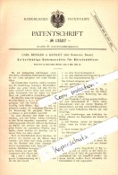 Original Patent - Carl Kessler In Kaßlet B. Bonndorf Im Schwarzwald , 1880 , Selbsttätige Bohrmaschine Für Bürsten !!! - Bonndorf