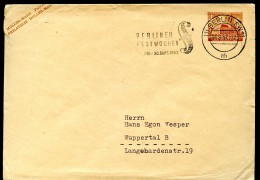 BERLIN PU1 B2/002a Privat-Umschlag MÜLLER-MARK Stpl. Berliner Festwochen 1952  NGK 20,00 € - Sobres Privados - Usados