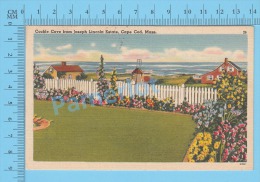 CPSM, Massachusetts ( Cockle Cove From Joseph Lincoln Estate Cape Code ) Linen Postcard Recto/Verso - Cape Cod