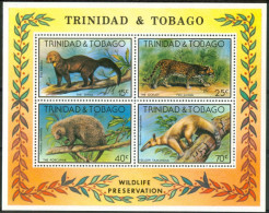 1978 Trinitad & Tobago Animali Animals Animaux Block MNH** Fo124 - Trinidad & Tobago (1962-...)