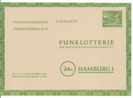 Carte Postale Neuve Funklotteriekarte Verkaufspreis 65pf  Lotterie Radio - Privé Postkaarten - Ongebruikt