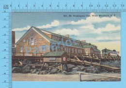 CPSM, New Hampshire ( Mt. Washington Club, White Mountains) Linen Postcard Recto/Verso - White Mountains
