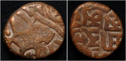 Kangra Kingdom Triloka Chandra II AE Drachm - Orientalische Münzen