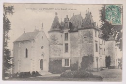 CPA DPT 86,CHATEAU DE PIOLANT En 1907!! - Dange Saint Romain