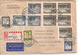 Germany (Berlin) 1961-62  Mischfrankatur  (o) Mi.199,206,212,218 X 5,223 +226 X 2 - Briefe U. Dokumente