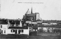 Aizenay : La Nouvelle église, Vue Du Champ De Foire - Aizenay