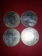 LOT DE 4 (5 MARK 1951 D-F-G-J) EN SUP - 5 Marchi