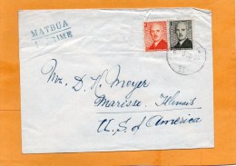 Turkey Old Cover Mailed To USA - Covers & Documents